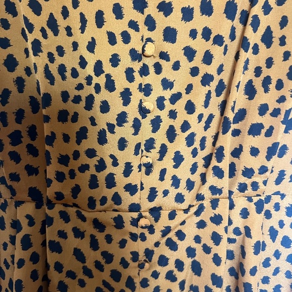 BB Dakota Leopard Puff Sleeve Dress, Size 2, Excellent condition! - Picture 10 of 12